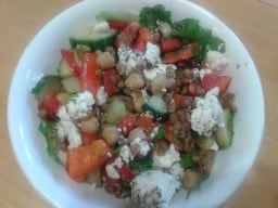 Lentil and Red Pepper Salad